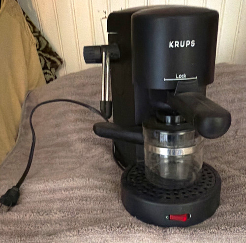 Krups black espresso - black, machine